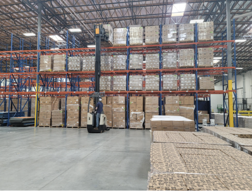 Warehouse Safer Guardrail paths Pallet stops pallet rack backs safety options warehouse safety end-of-row protectors stable racking systems aisle guards